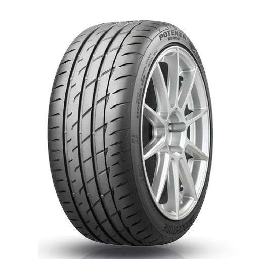 ยางรถยนต์ ยี่ห้อ BRIDGESTONE รุ่น Potenza RE004 ขนาด 195/55R15 (เมื่อซื้อ 4 เส้น แถมฟรี จุ๊บลม)