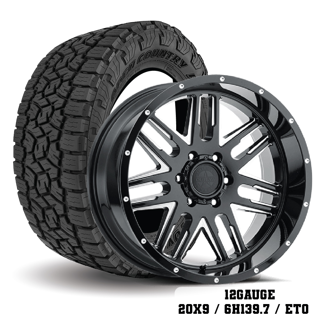 Tires TOYO OPAT3 285/50R20 + Max 12GAUGE 20x9 6H139.7 ET0 (Price includes 4 lines)